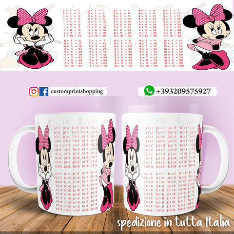 TAZZA TABELLINE MINNIE
