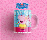 TAZZA PEPPA PIG PERSONALIZZABILE CON NOME MOD.3