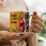 TAZZA M & M'S PERSONALIZZABILE CON NOME MOD.1
