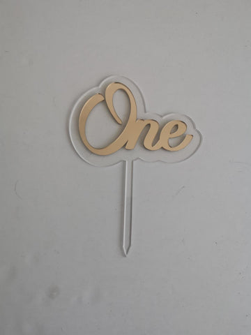 CAKE TOPPER ONE – Customprintshopping