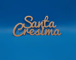 SCRITTA SANTA CRESIMA IN PLEXIGLASS