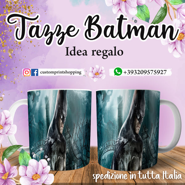 TAZZA BATMAN PERSONALIZZABILE CON IL TUO NOME MOD.8 – Customprintshopping