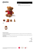 Peluche Orsacchiotto Senza Personalizzazione