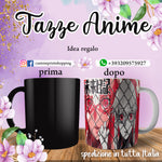 Tazza Personalizzata Tema Anime Yuno  Nome Personalizzato 325ml