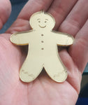 PORTACHIAVI O CALAMITA PAN DI ZENZERO (GINGERBREAD MAN) PERSONALIZZATA IN PLEXIGLASS