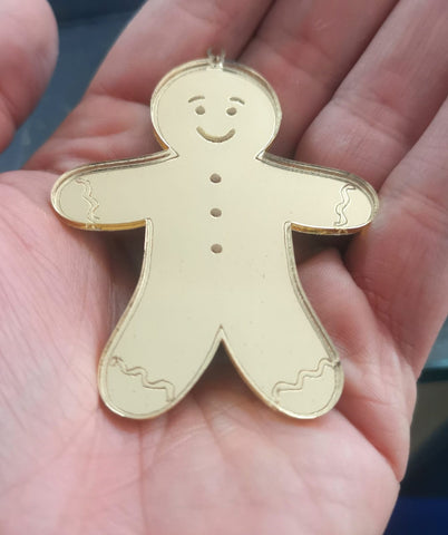PORTACHIAVI O CALAMITA PAN DI ZENZERO (GINGERBREAD MAN) PERSONALIZZATA IN PLEXIGLASS