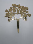 CAKE TOPPER ALBERO CON CUORI