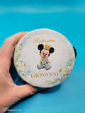 Tamburo Personalizzato Battesimo con nome e Data