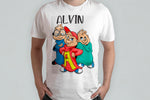 T-SHIRT ALVIN PERSONALIZZABILE CON NOME