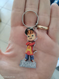 Portachiavi Avin in Plexiglass  Personalizzato con nome