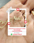 Nomi segnaposti  personalizzati in plexiglass