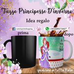 TAZZA PRINCIPESSA  ARIEL PERSONALIZZABILE CON IL TUO NOME