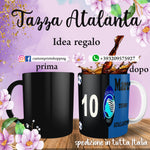 TAZZA TIFOSO ATALANTA PERSONALIZZATA CON NOME E NUMERO