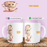 Tazza Brainrot Meme Ballerina Cappuccino