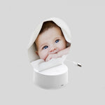 Lampada con Base LED con Plexy  Multicolor forma tonda Personalizzata con foto