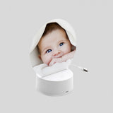 Lampada con Base LED con Plexy  Multicolor forma tonda Personalizzata con foto
