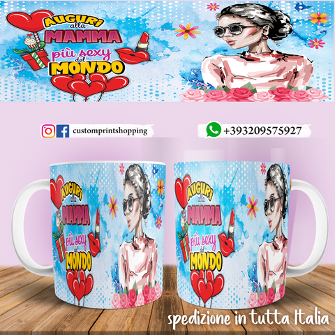 Tazza mamma Personalizzabile con nome Mod. 012