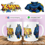TAZZA MARVEL XMEN  PERSONALIZZABILE CON IL TUO NOME MOD.3