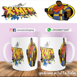 TAZZA MARVEL XMEN  PERSONALIZZABILE CON IL TUO NOME MOD.4