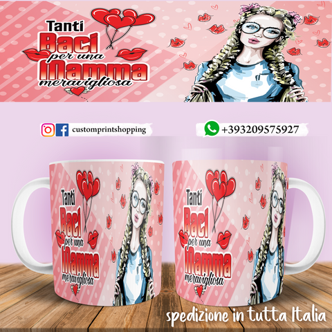 Tazza mamma Personalizzabile con nome Mod. 004