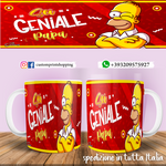 TAZZA PAPA' HOMER SIMPSON PERSONALIZZATA MOD.4