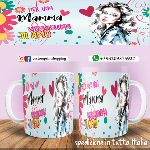 Tazza mamma Personalizzabile con nome Mod. 005