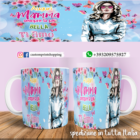 Tazza mamma Personalizzabile con nome Mod. 008