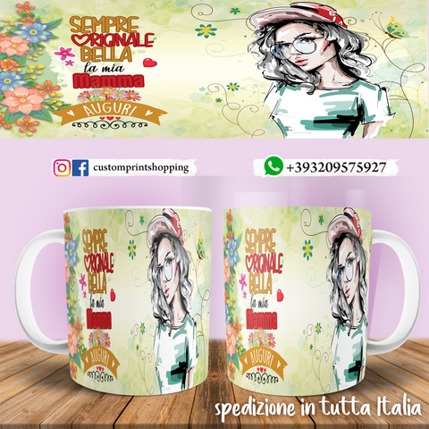 Tazza mamma Personalizzabile con nome Mod. 009