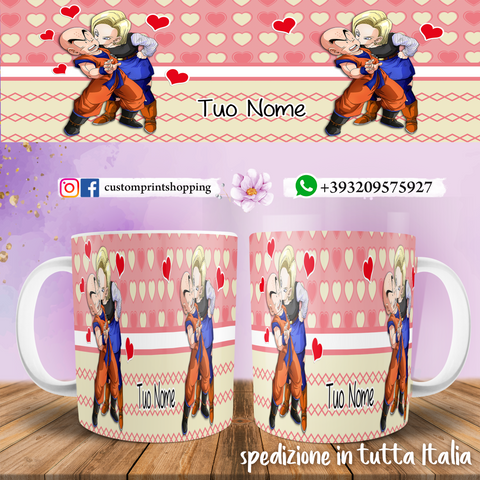 TAZZA CRILIN PERSONALIZZATA CON NOME MOD.1