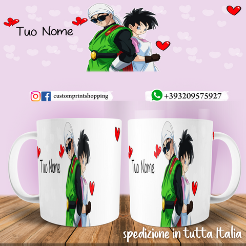 TAZZA GOHAN PERSONALIZZATA CON NOME MOD.2