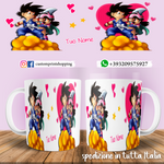 TAZZA GOKU PERSONALIZZATA CON NOME MOD.2