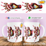 TAZZA PAPA' IRON MAN PERSONALIZZATA MOD.4