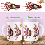 TAZZA PAPA' IRON MAN PERSONALIZZATA MOD.5