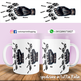 TAZZA PAPA' PANTERA NERA PERSONALIZZATA MOD.5