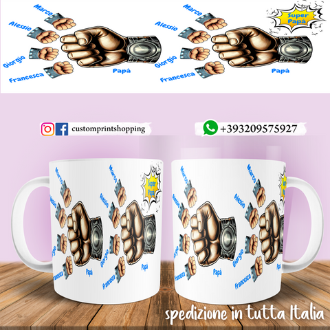 TAZZA PAPA' THOR PERSONALIZZATA MOD.4