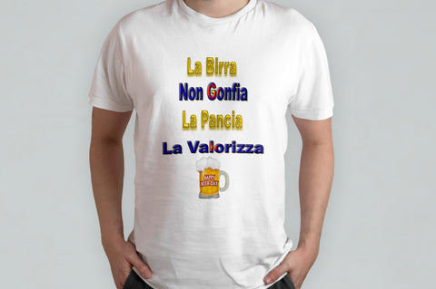 T-SHIRT DIVERTENTE LA BIRRA