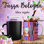 TAZZA CALCIO BOLOGNA PERSONALIZZATA CON FOTO E NOME MOD.1