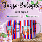 TAZZA CALCIO BOLOGNA PERSONALIZZATA CON FOTO E NOME MOD.1