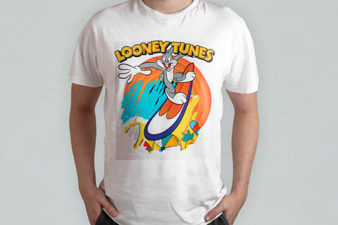 T-SHIRT BUGS BUNNY PERSONALIZZABILE CON NOME MOD.1