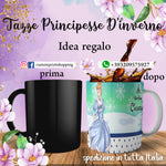 TAZZA PRINCIPESSA CINDERELLA  PERSONALIZZABILE CON IL TUO NOME