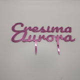 Cake Topper Cresima con Nome Vari modelli
