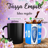 TAZZA TIFOSO EMPOLI PERSONALIZZATA CON NOME E NUMERO