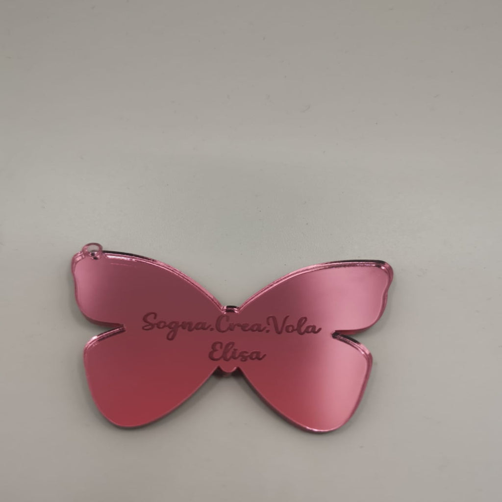 Bella targa in acrilico a forma di farfalla, idea regalo per la festa Bella targa in acrilico a forma di farfalla, idea regalo per la festa