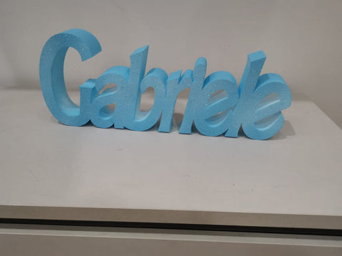 NOME PERSONALIZZATO IN POLISTIROLO
