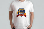 T-SHIRT  GRAZIE PAPA' PERSONALIZZABILE CON IL TUO NOME