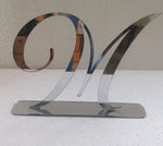 INIZIALI  CON BASE  IN PLEXIGLASS