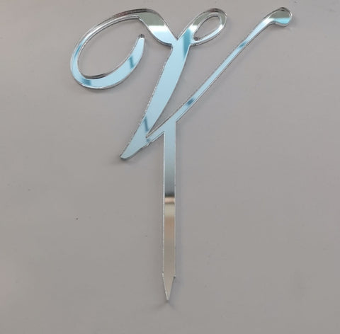 Cake topper personalizzato con iniziale