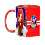 TAZZA SONIC KNUCKLES  PERSONALIZZABILE CON IL TUO NOME