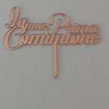 cake topper comunione personalizzato", "topper torta comunione acrilico", "scritte torta comunione plexiglass". con nome