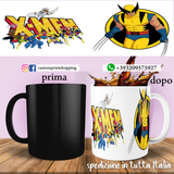 TAZZA MARVEL XMEN  PERSONALIZZABILE CON IL TUO NOME MOD.1